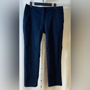 Mario Serrani Italy‎ Dress Pants Rise 10” Blue/Black Print Crop 26” size 10